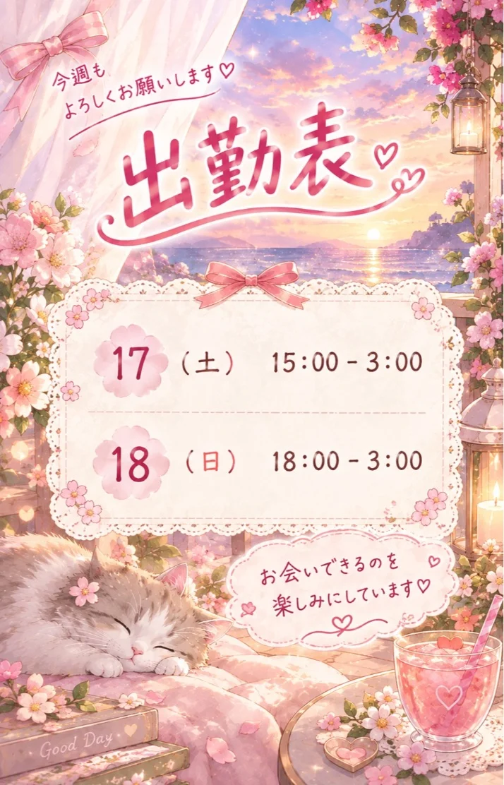 一花（いちか）さんの写メ日記：出勤予定🍯