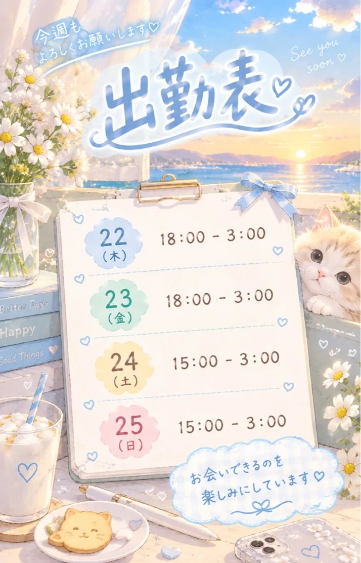 一花（いちか）さんの写メ日記：出勤予定🍯
